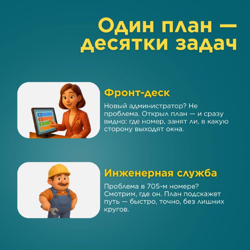 План этажей в 1С:Отель — карточка 3